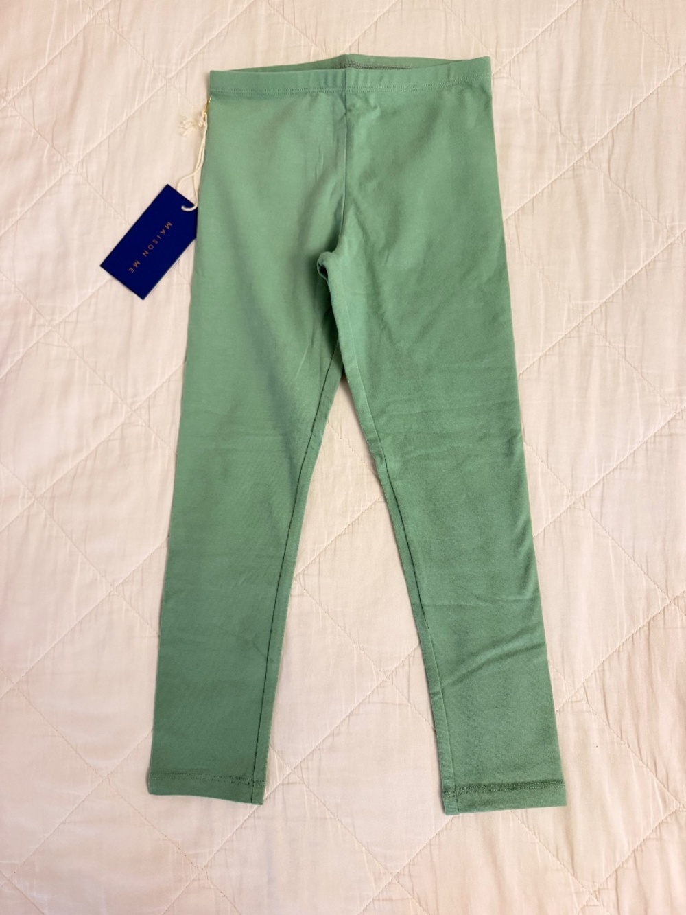 Maison Me girls green leggings